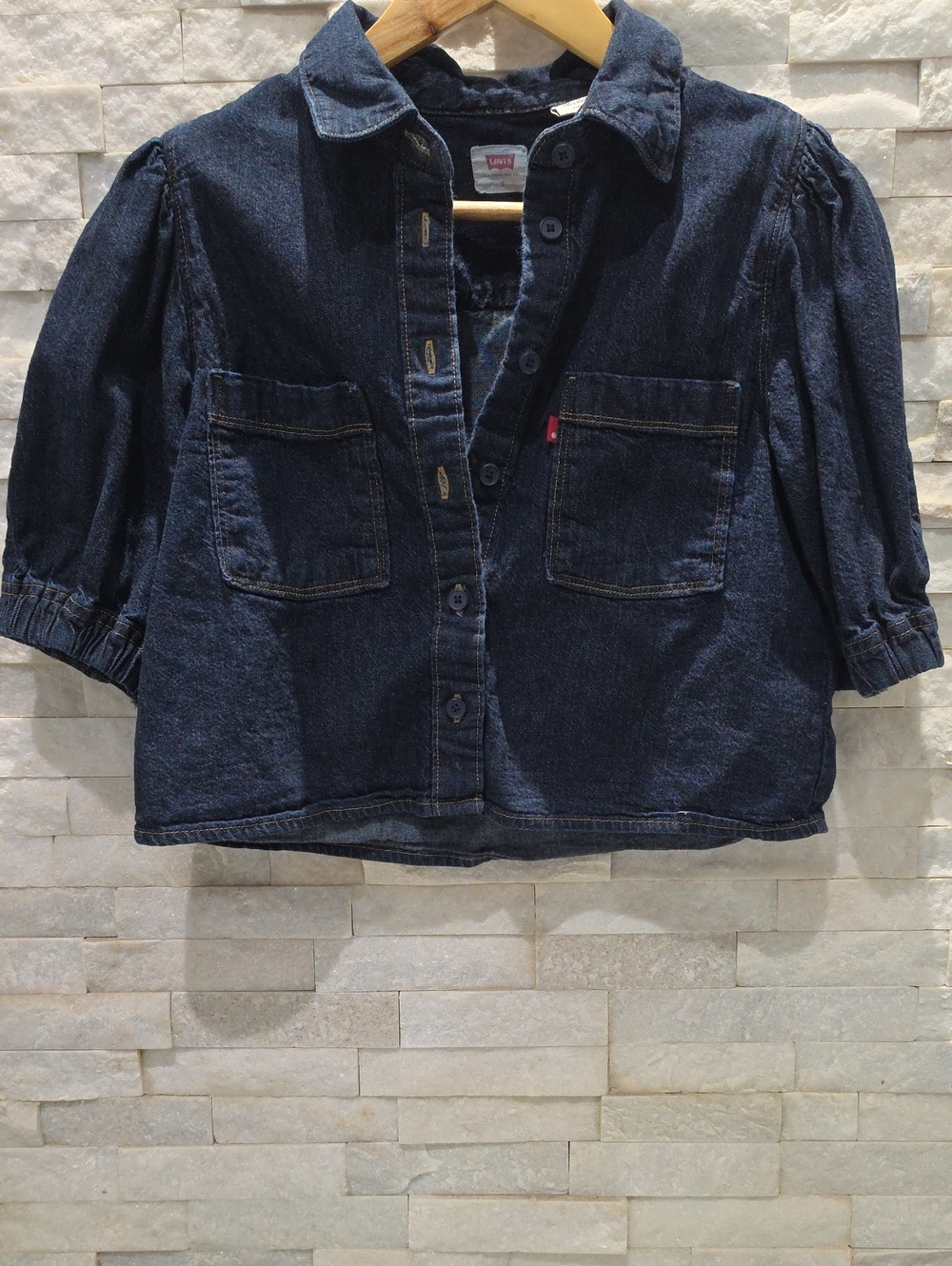 Levi's Women's Alice Short-Sleeve Denim Blouse
